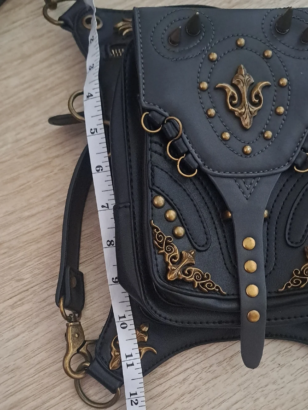 STEEL MOSTER Gothic  Steampunk  Handbag  For  Men and Women Hiking Fanny Pack.
